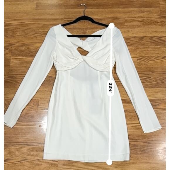 BLUMARINE Back Cut Out Mini Dress in black natural ivory IT 42 ( US 6) - Picture 10 of 14
